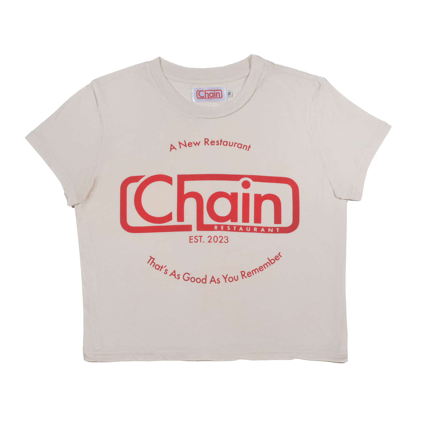 Slogan Cropped Tee