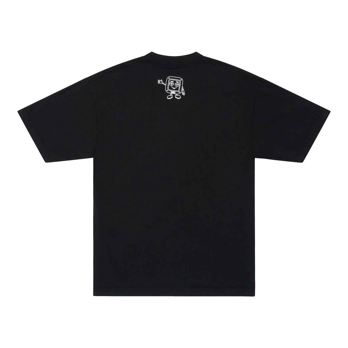 Chain Slogan Classic Tee in Black