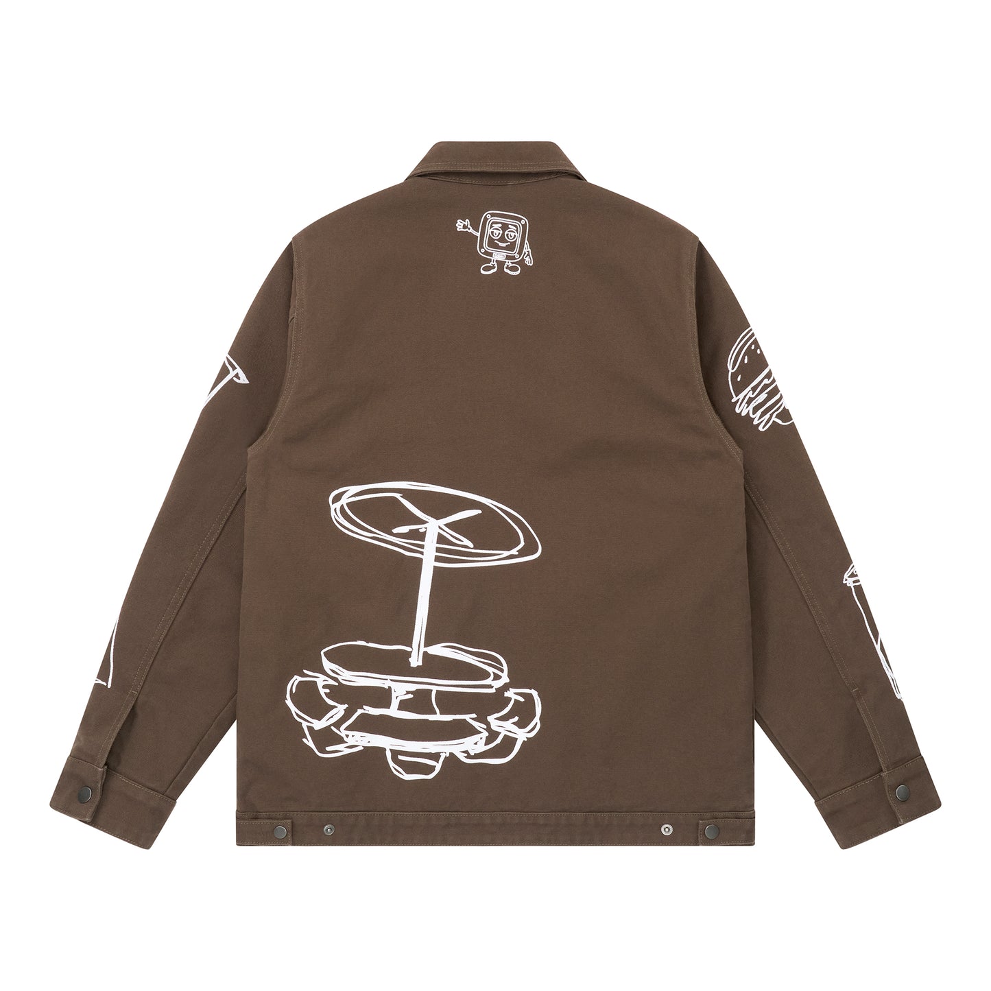 Painted Chain Utility Jacket
