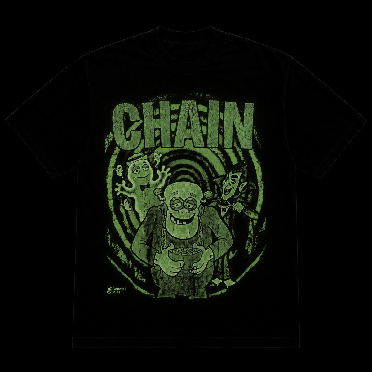 Chain x Monster Cereal Glow In The Dark Tee