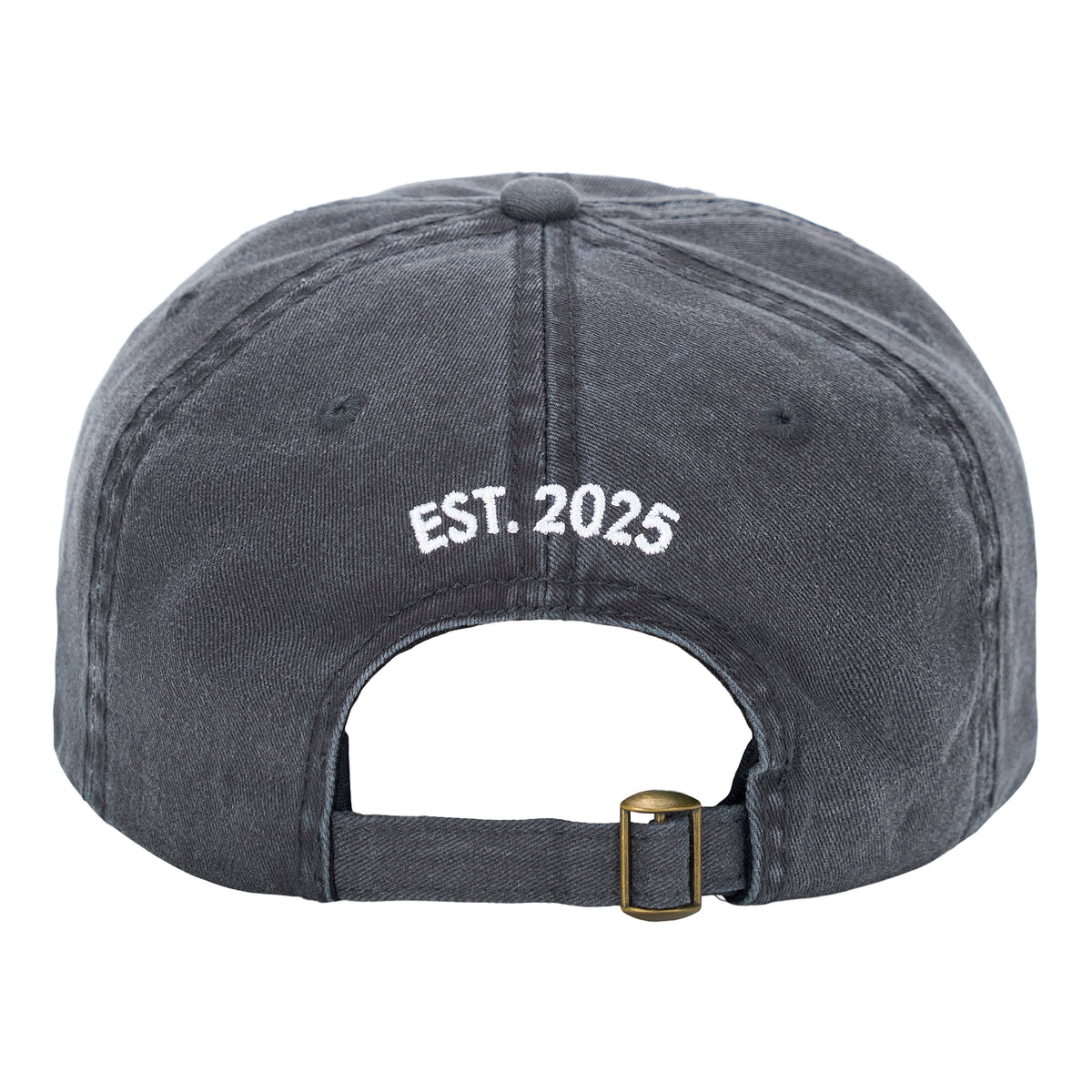 Chain Logo Dad Cap in Faded Black