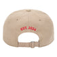 Chain Logo Dad Cap in Tan