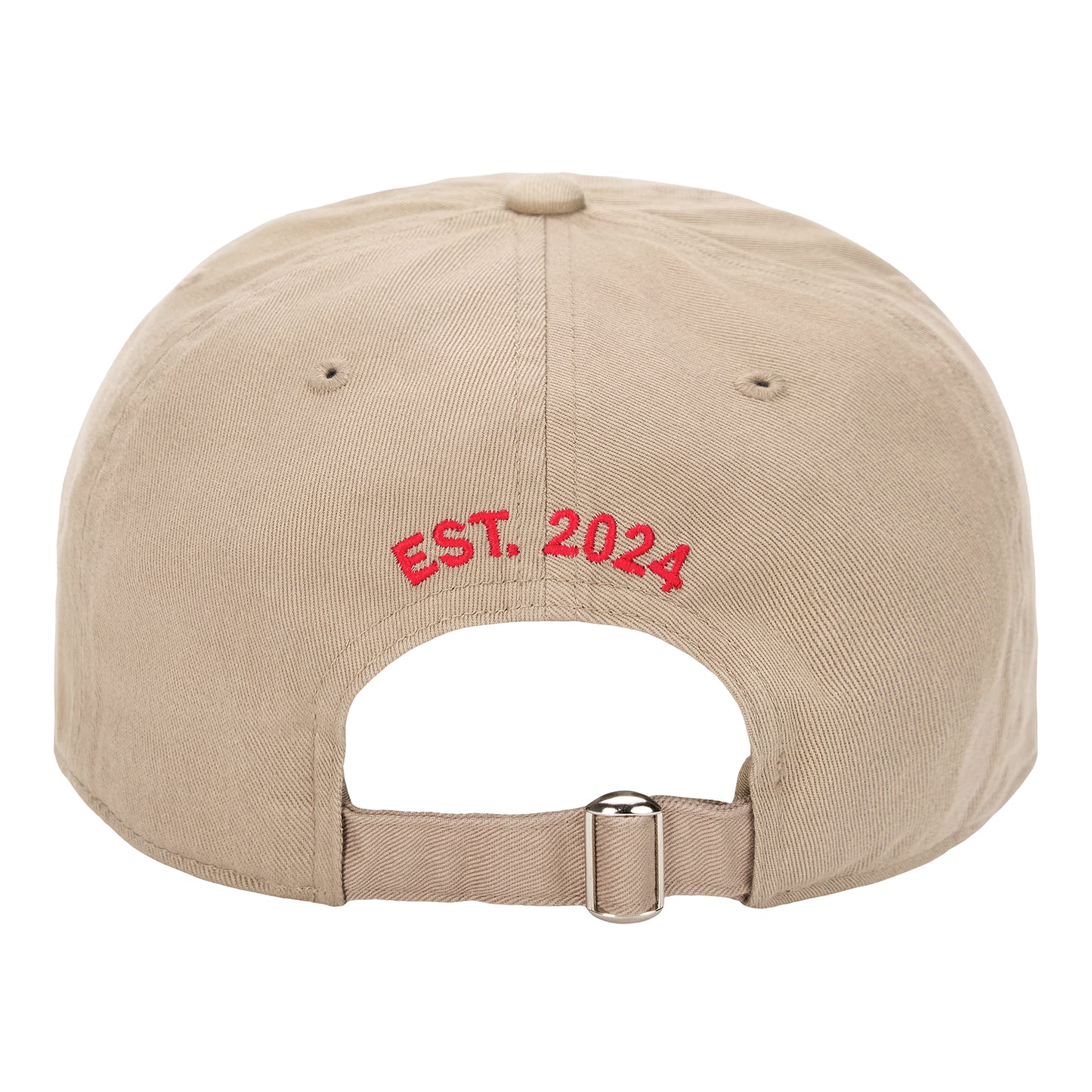 Chain Logo Dad Cap in Tan