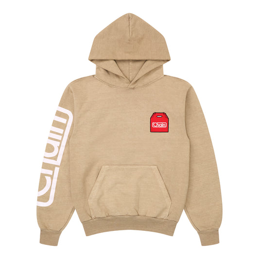 Chain Embroidered Hoodie
