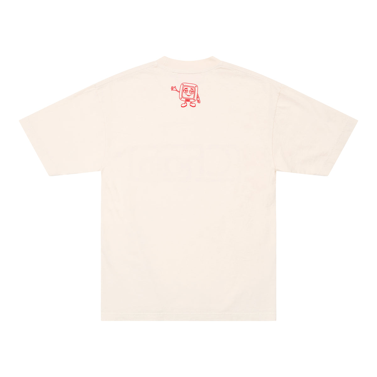 Chain Slogan Classic Tee in Cream