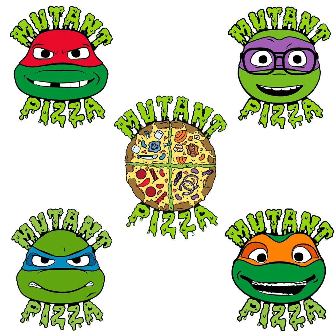 Mutant Pizza Pin Collection